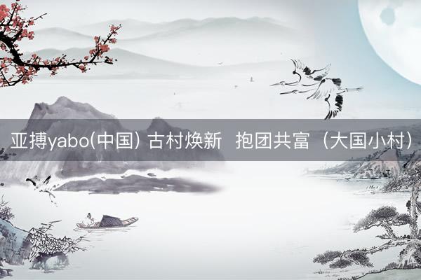 亚搏yabo(中国) 古村焕新  抱团共富（大国小村）