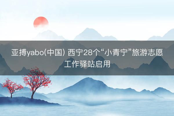 亚搏yabo(中国) 西宁28个“小青宁”旅游志愿工作驿站启用