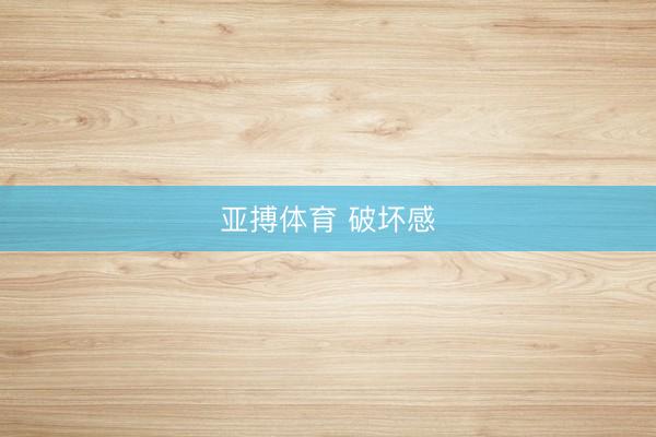 亚搏体育 破坏感
